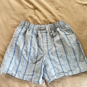Goodfellow Boxers Women Size Small/Medium Blue Boxer Shorts